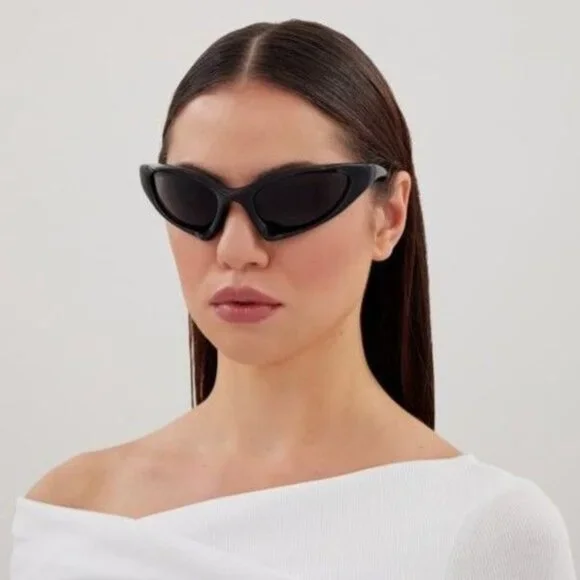 NEW BALENCIAGA SUNGLASSES RED UNISEX BALENCIAGA BB0352S 006 - Picture 4 of 9